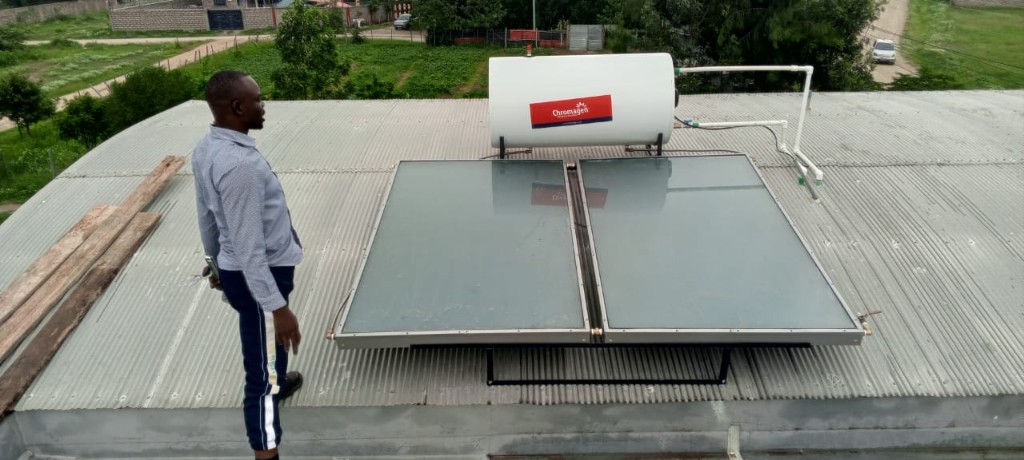 Chromagen Metal-Roof Solar Water Heater